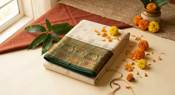 হ্যান্ডলুম তাঁতের শাড়ি